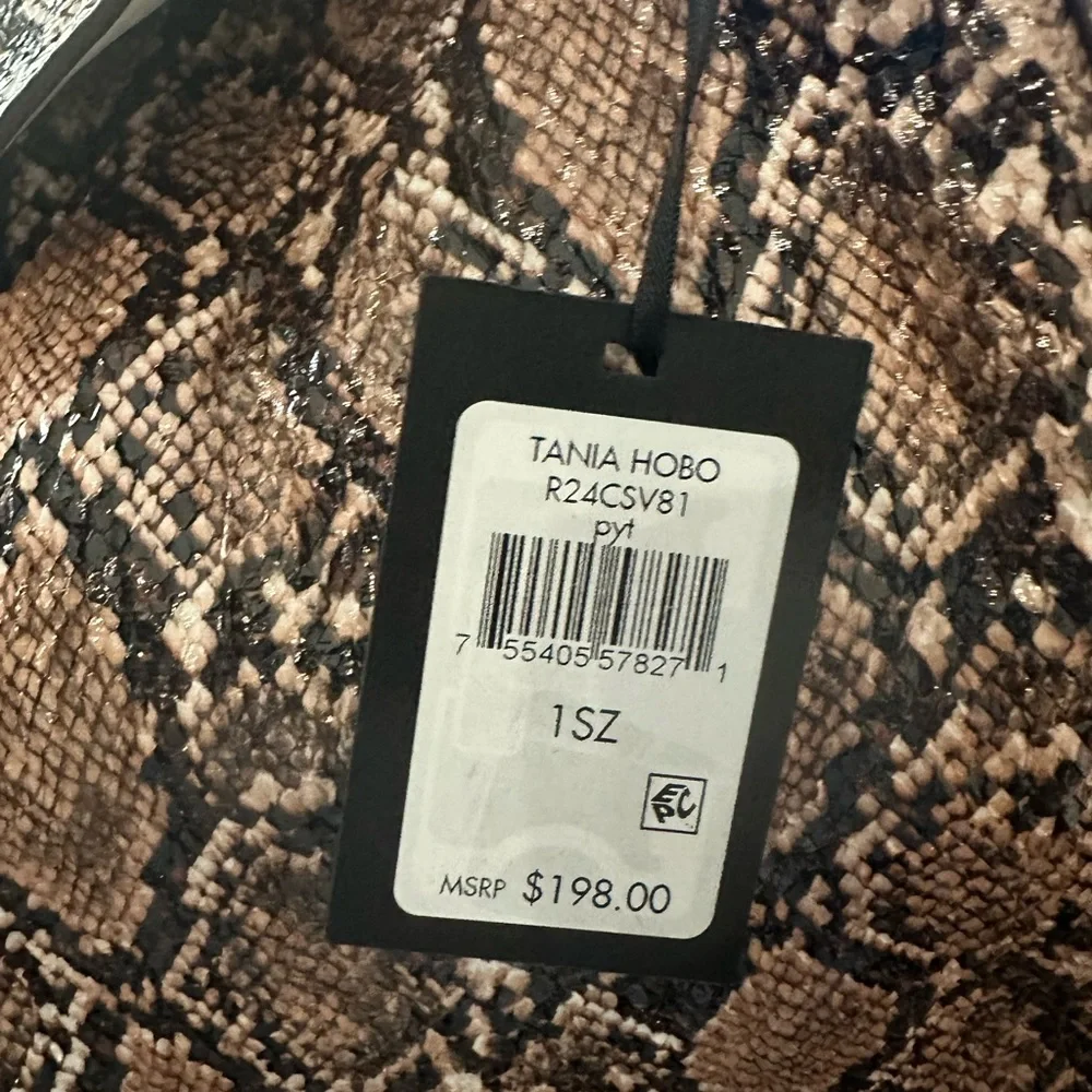 DKNY Python Tania Hobo Bag